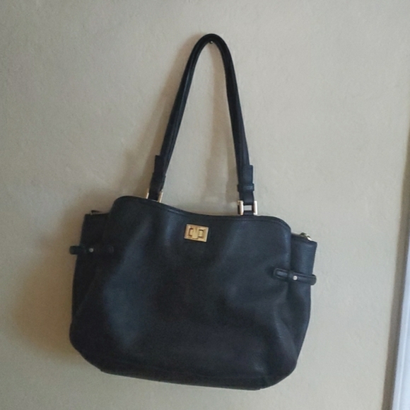 Calvin Klein Handbags - CK Black Leather Purse EUC